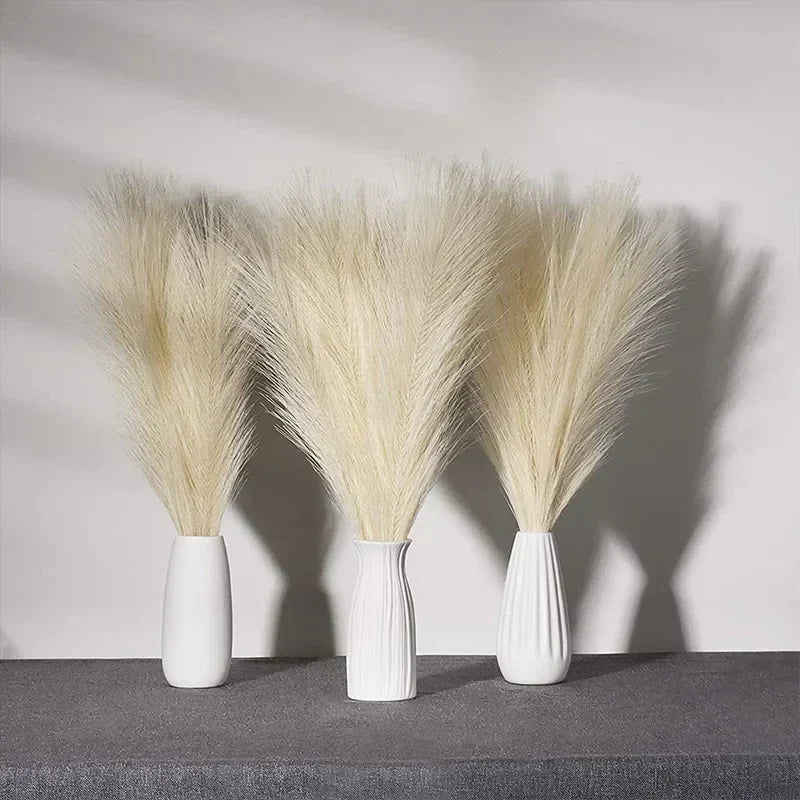 Artificial Fluffy Pampas Grass Bouquet Wedding Party Decoration Flowers