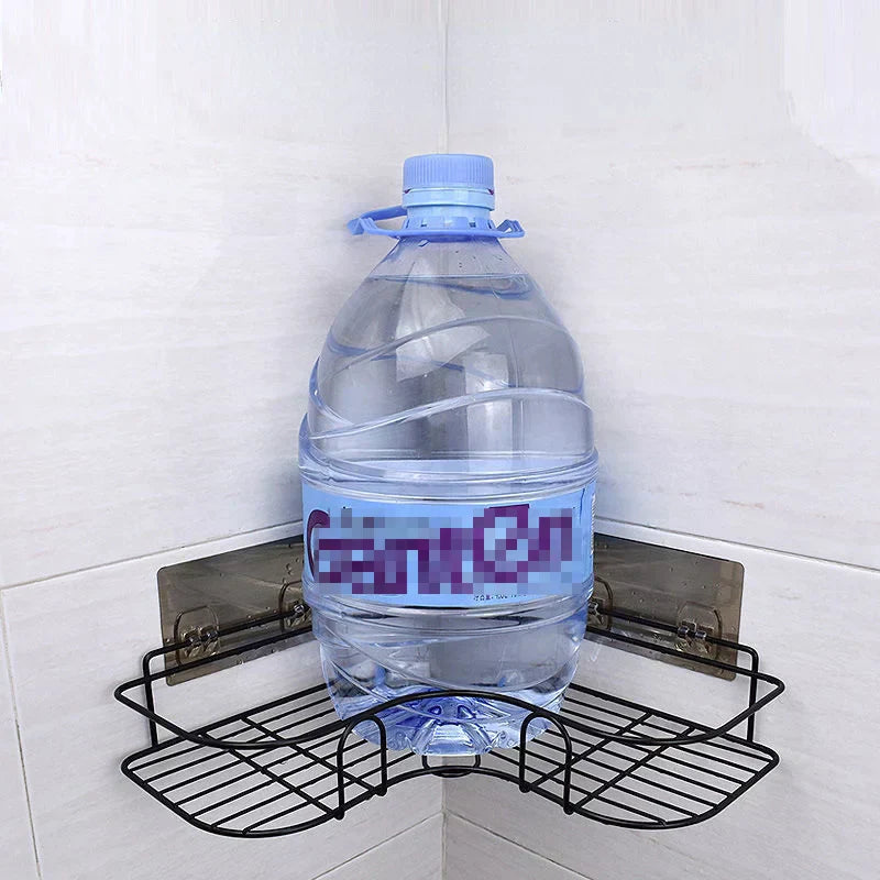 Bathroom Corner Storage Shelves Wall Mounted Rack Shampoo Storage